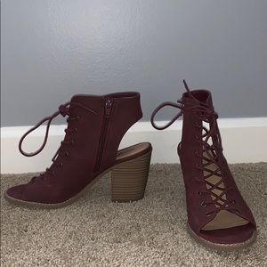 Burgundy/Dark Red Heels